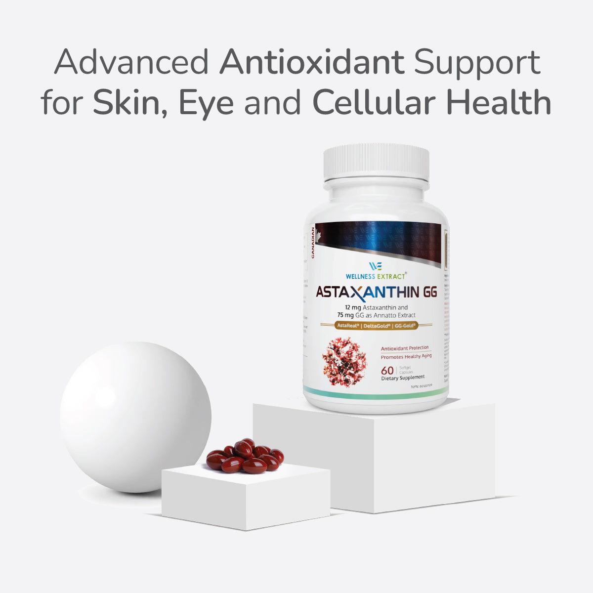 Astaxanthin GG & Vitamin E Softgels | 50587524956456