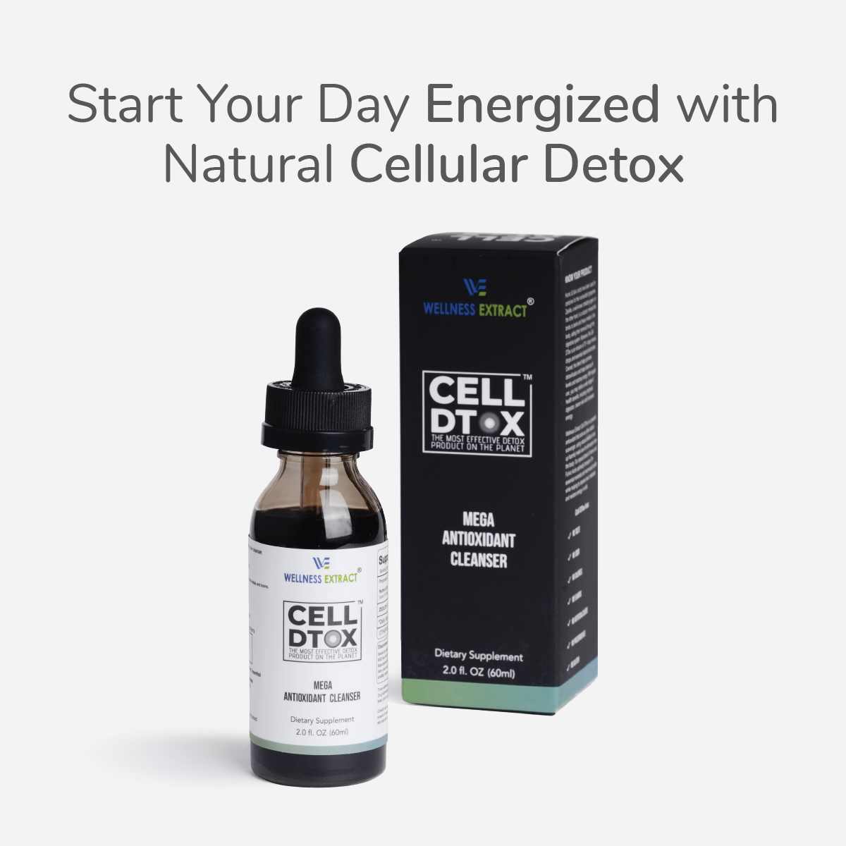 Cell Detox dietary supplement with humic and fulvic acid by Wellness Extract | 50582364684584