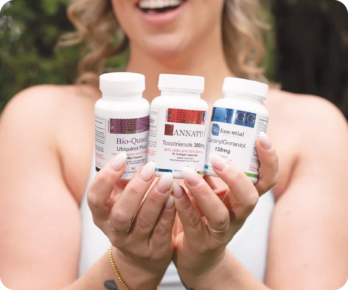 Annatto, Ubiquinol, GG supplements by Wellness Extract
