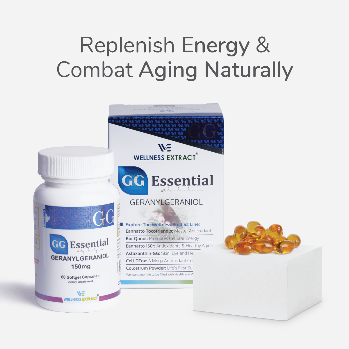 GG Essential Plant-Based Geranylgeraniol (GG) Supplement