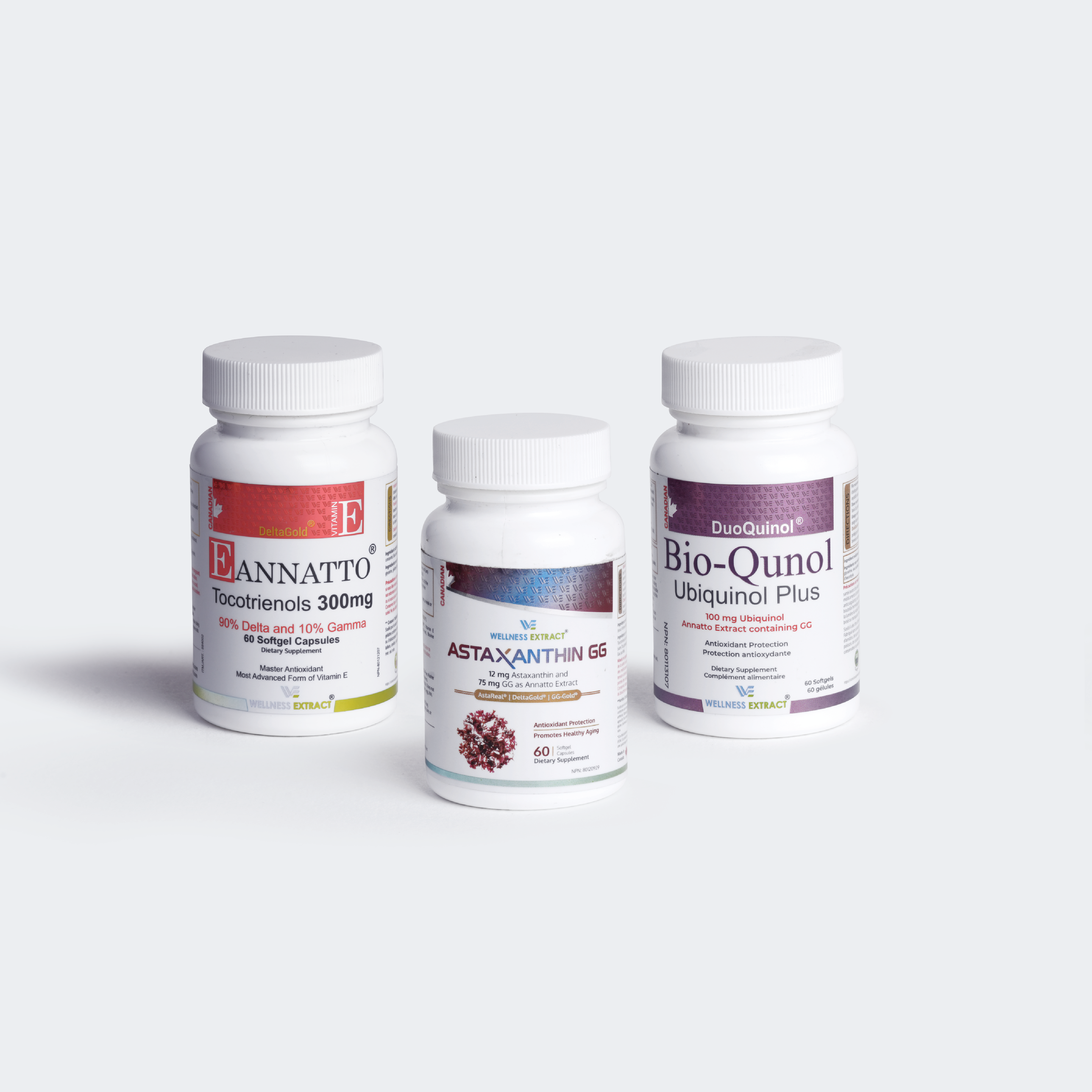 Heart health pack astaxanthin, tocotrienol, ubiquinol