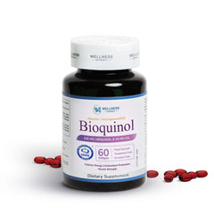 Bio Qunol Ubiquinol CoQ10 with Geranylgeraniol 150mg supplement by Wellness Extract | 50587537506600
