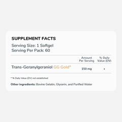 GG Essential Plant-Based Geranylgeraniol (GG) Supplement | 50587519713576
