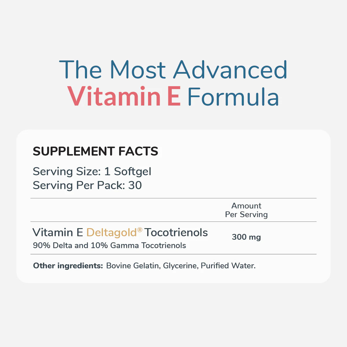 Vitamin E Tocotrienol | 50587660648744