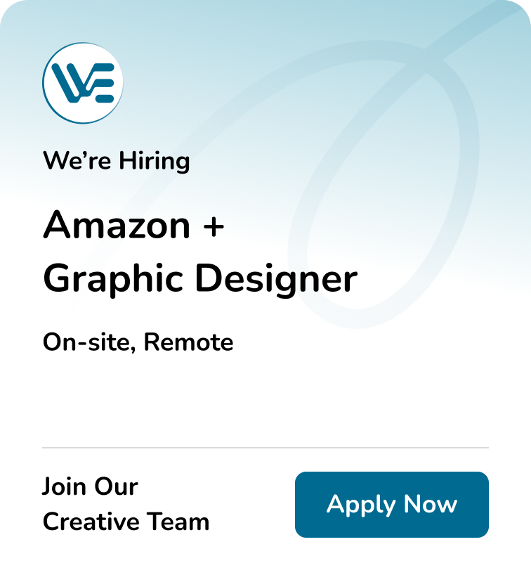 Amazon Graphic Designer job opening at Wellness Extract