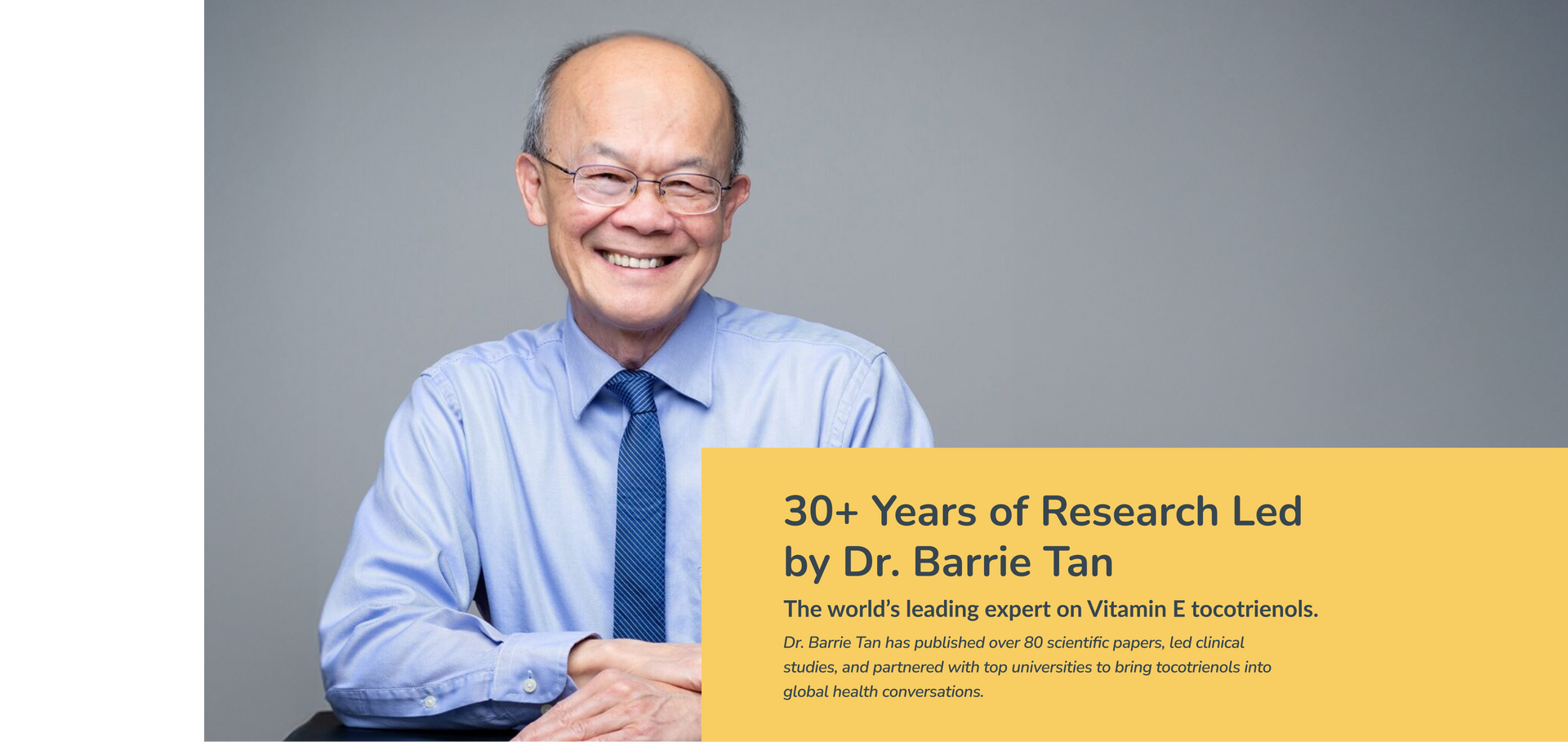 Dr. Barrie Tan Research Journey