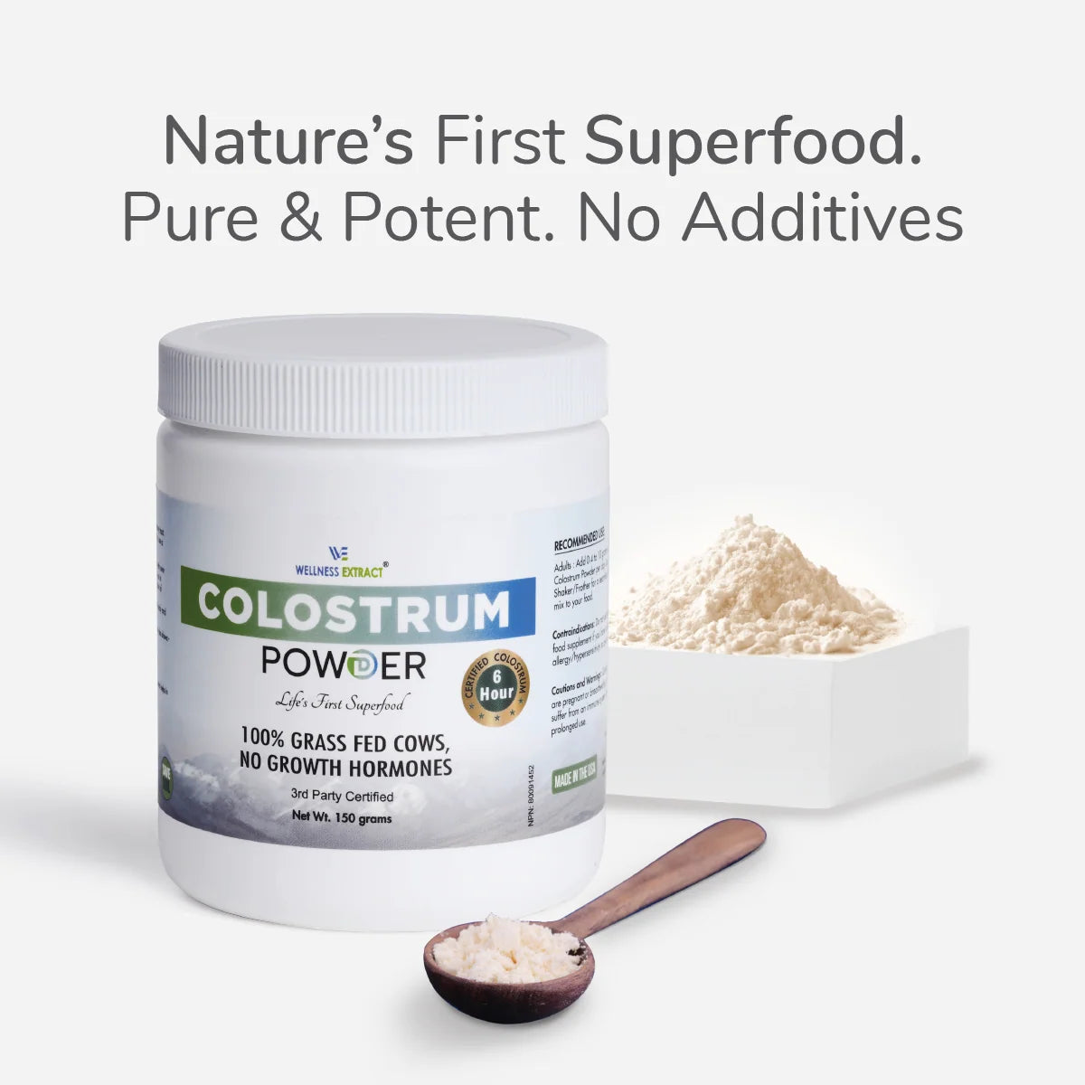 Bovine Colostrum Powder 150g Pack 1