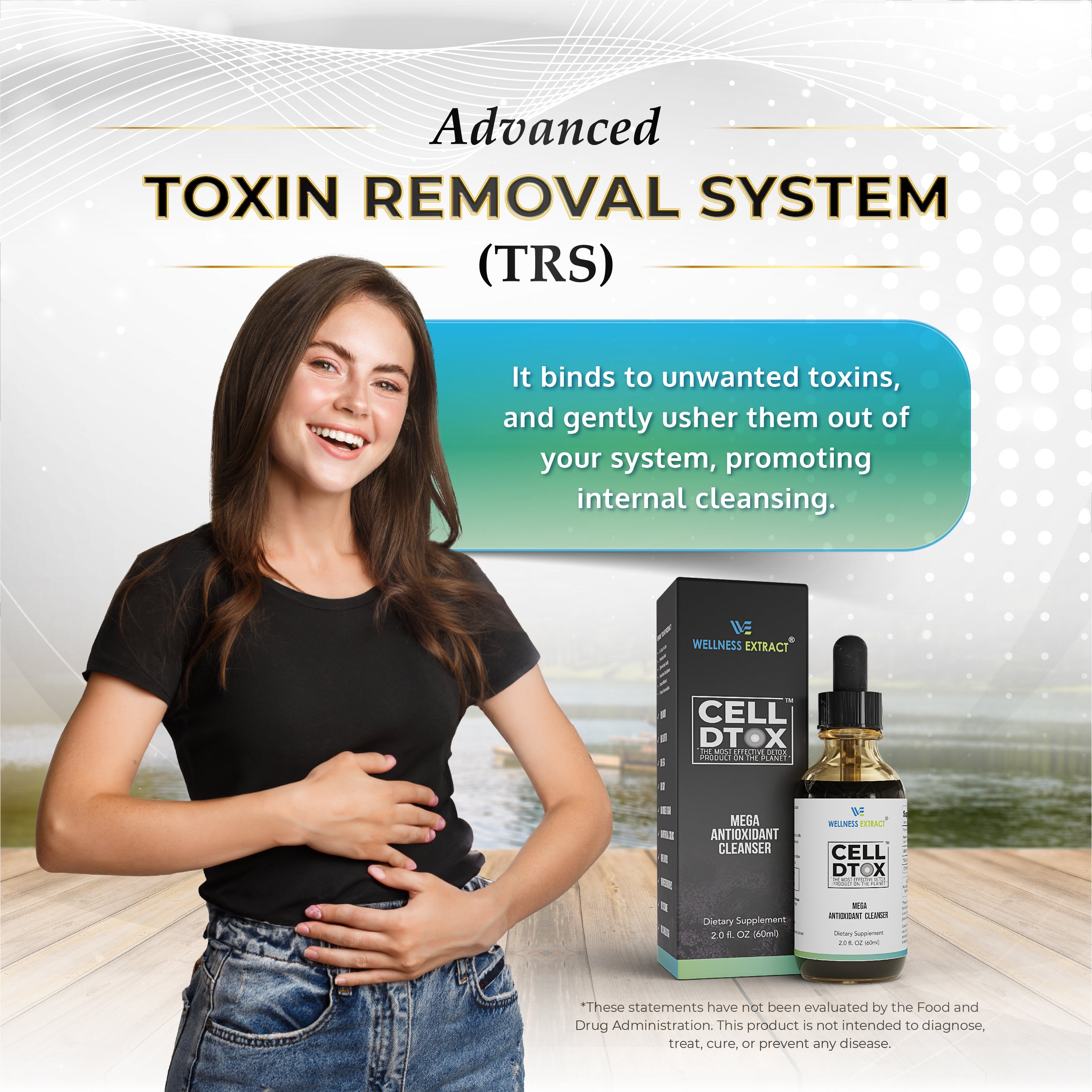 Cell DTox | Humic & Fulvic Acid with Zeolite for Natural Detoxification