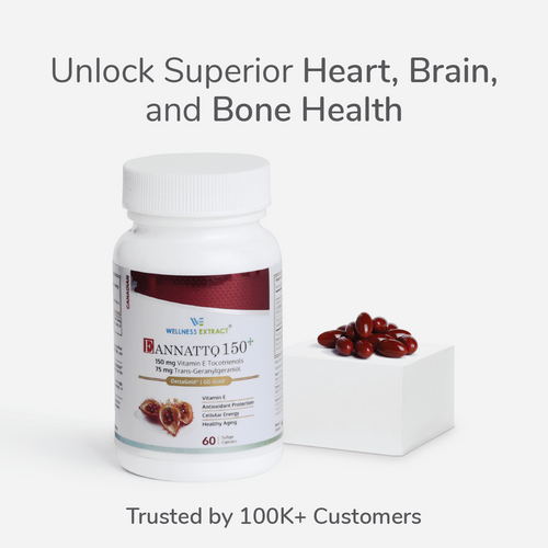 EAnnatto 150+ Vitamin E Tocotrienols (DeltaGold®) with Geranylgeraniol (GG-Gold®)