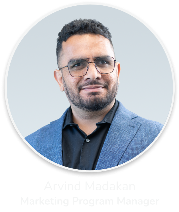 Arvind Madakan Marketing Program Manager of Wellness Extract