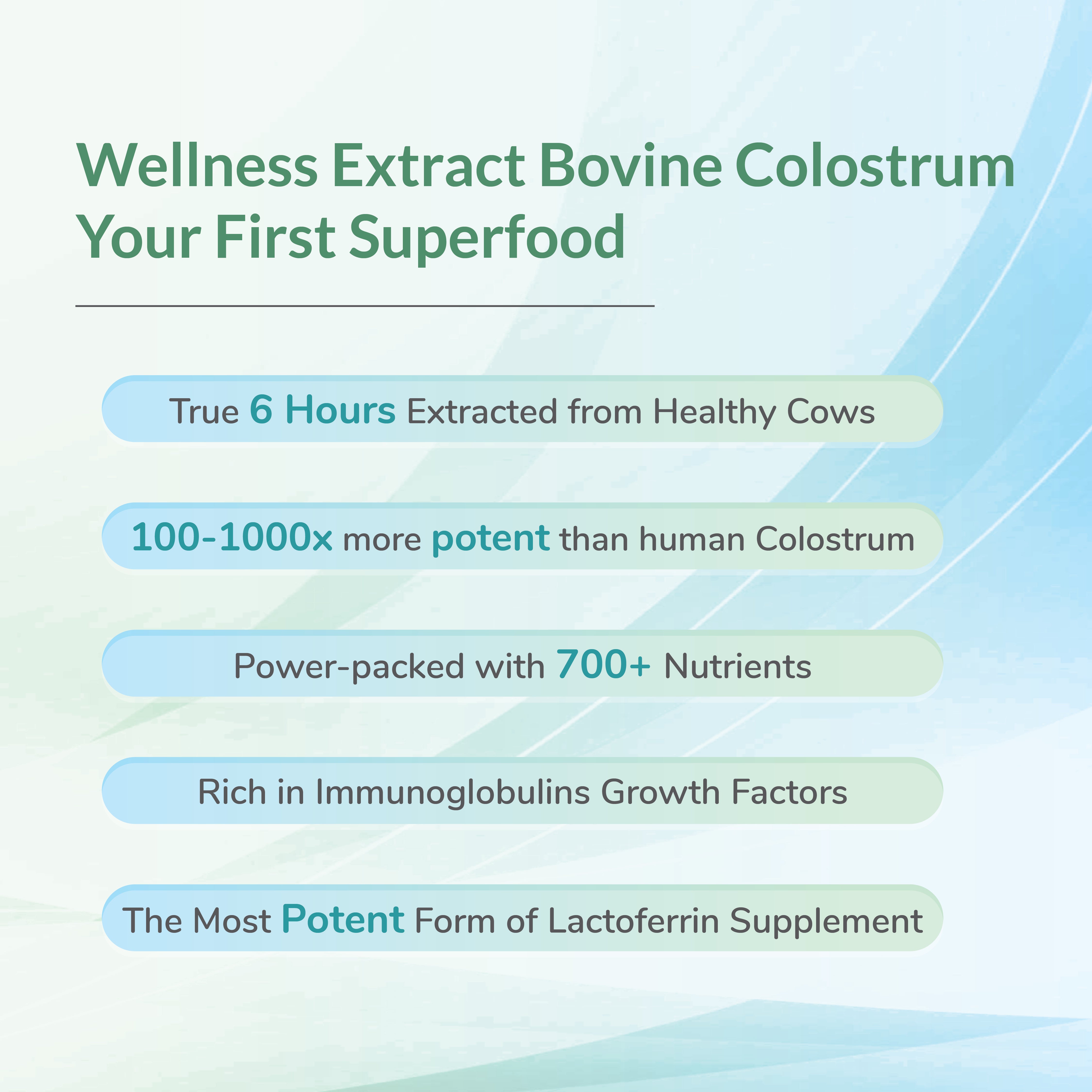 Bovine Colostrum Powder | Lactoferrin & Protein Supplement