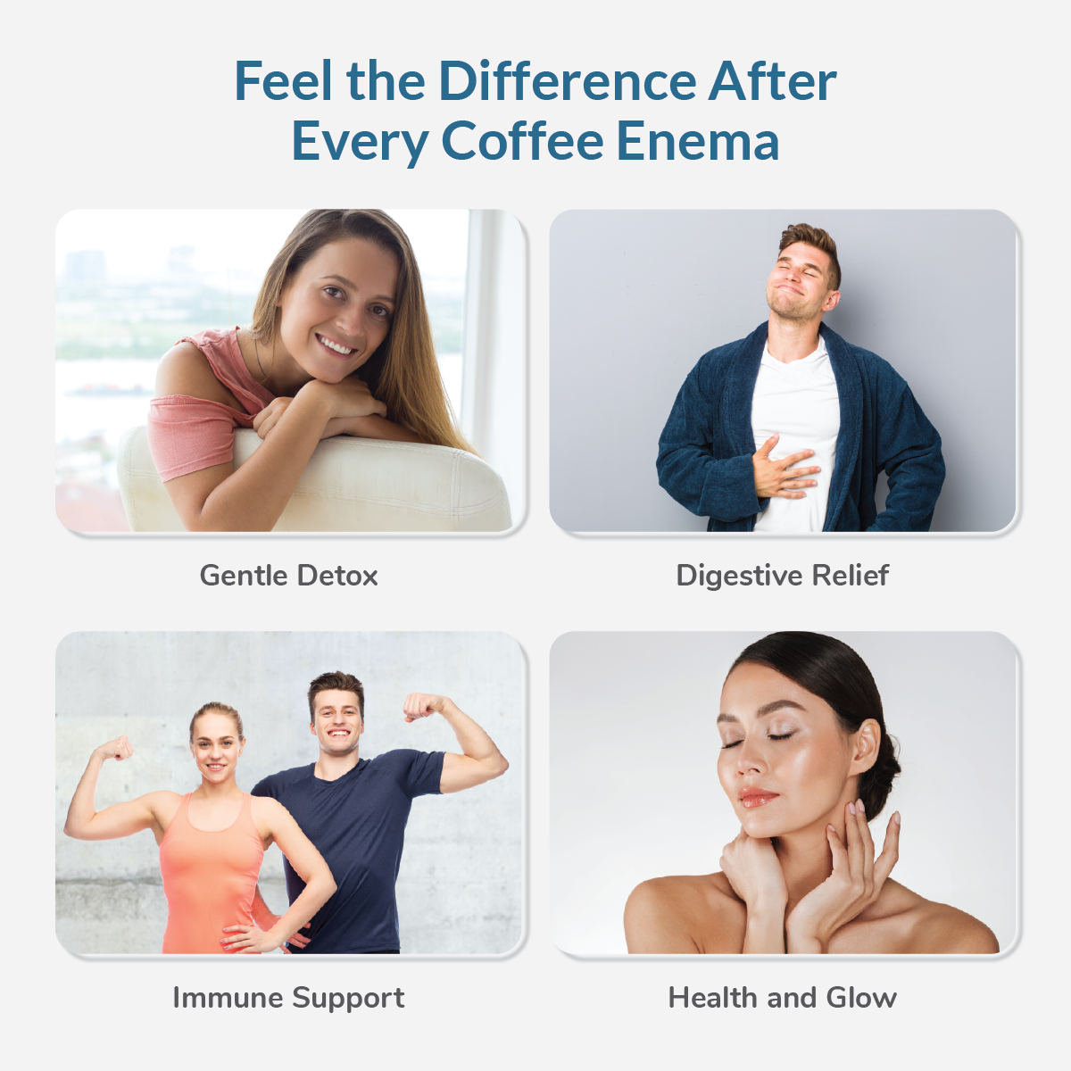 Feel difference using coffee enema kit 
