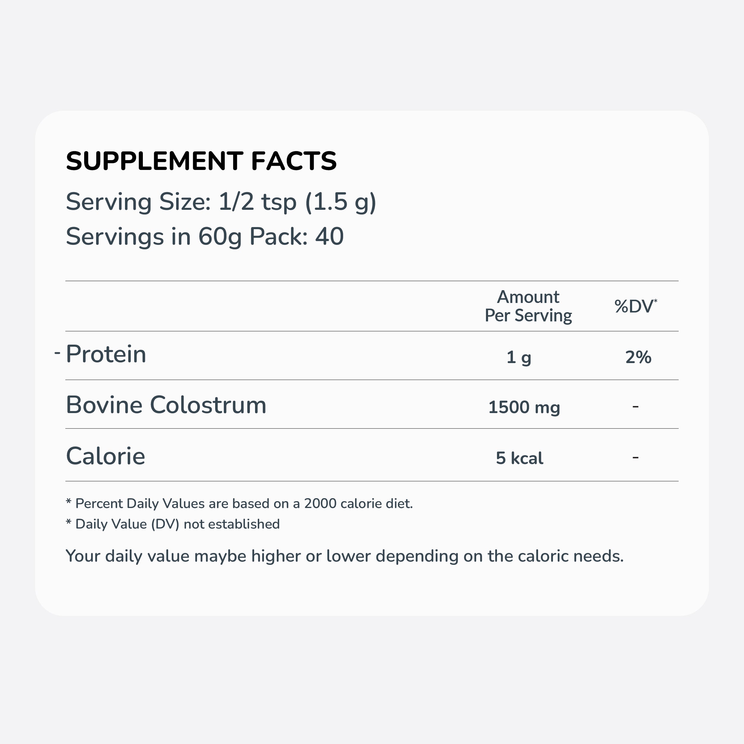 Bovine Colostrum Powder | 50587593179432