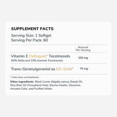 Vitamin E Tocotreinol Eannatto 150+ Supplement | 50587581251880
