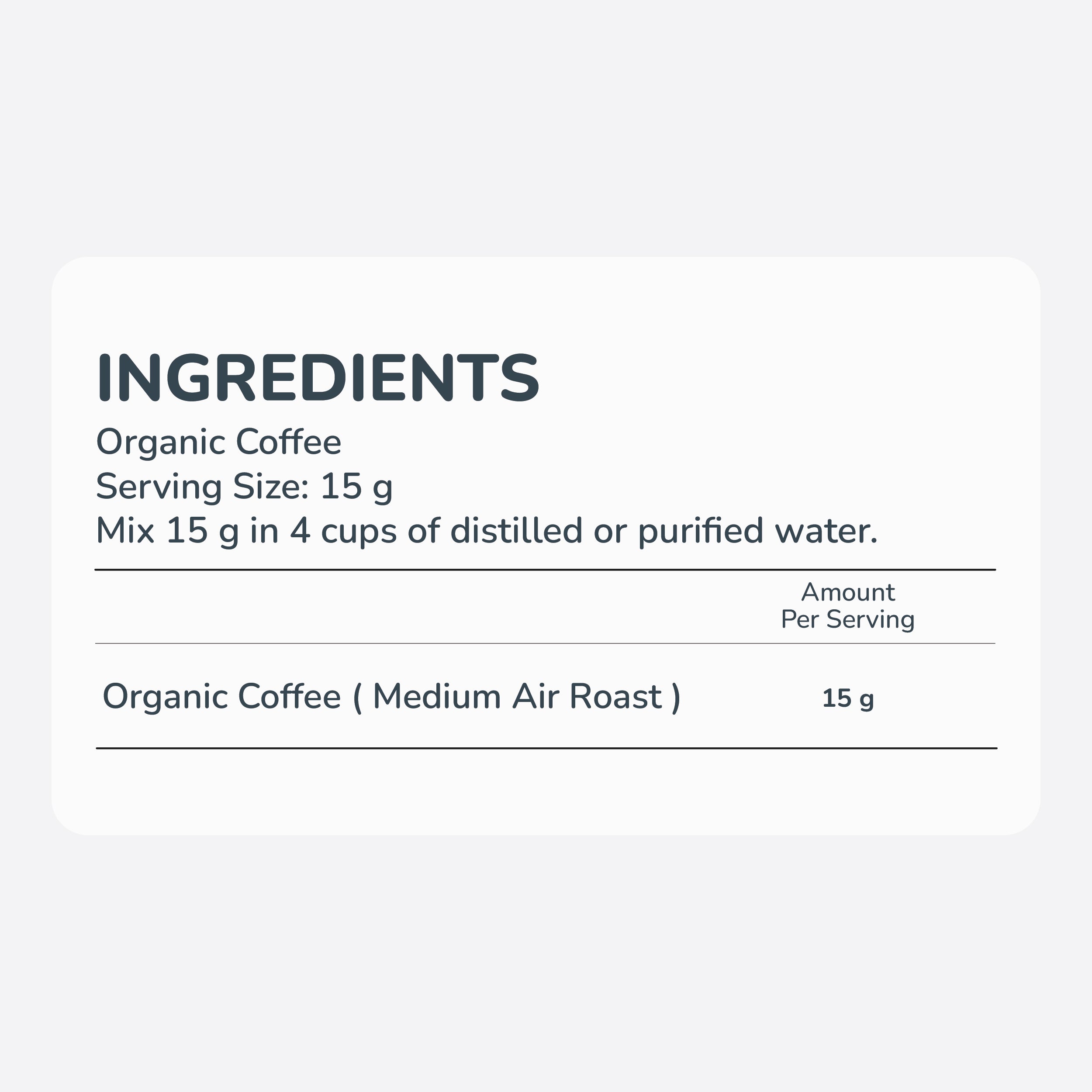 Medium Enema coffee 100% organic certified | 49743467807016