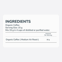 Medium Enema coffee 100% organic certified | 49743467807016