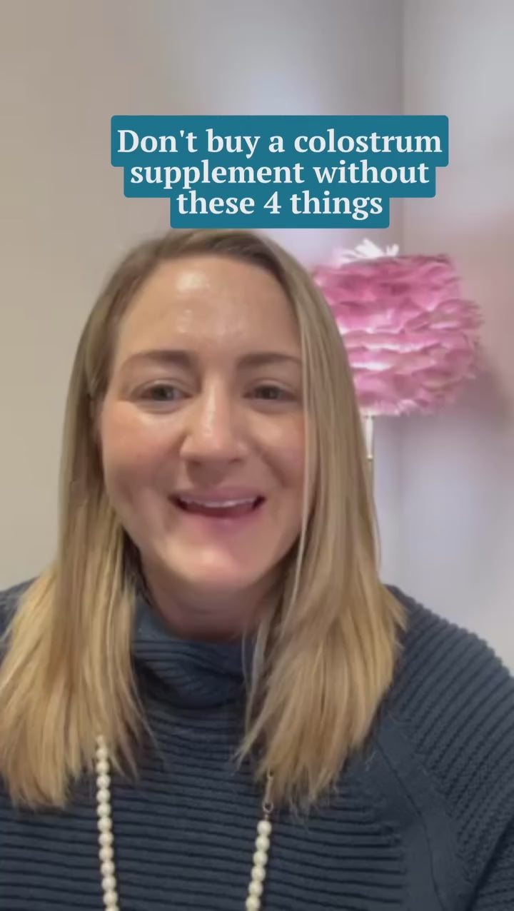 Bovine Colostrum Powder | Grass-Fed Grade A Cows | Natural Lactoferrin, Immune & Gut Health Support